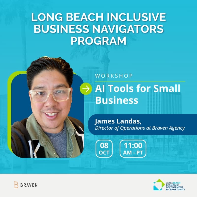 Cover Image for LB Navigator Program Webinar: AI Tools for Small Business