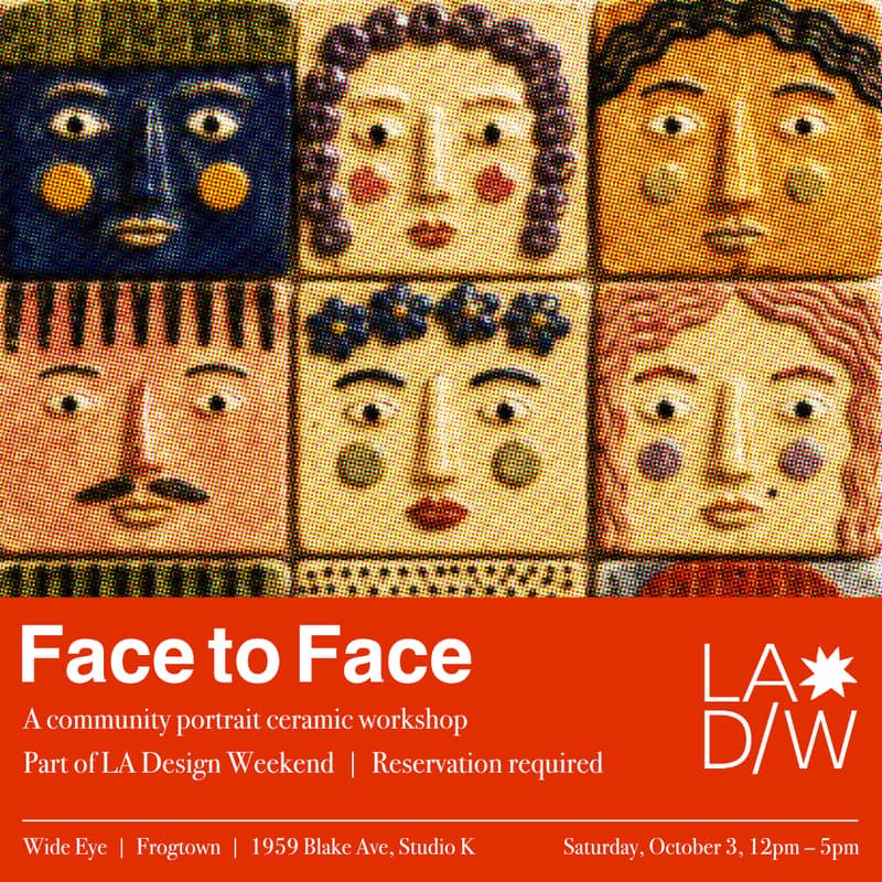 Cover Image for Face to Face: A Community Portrait Ceramic Workshop