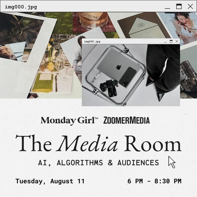 Cover Image for Monday Girl x ZoomerMedia: The Media Room: AI, Algorithms & Audiences Power Panel