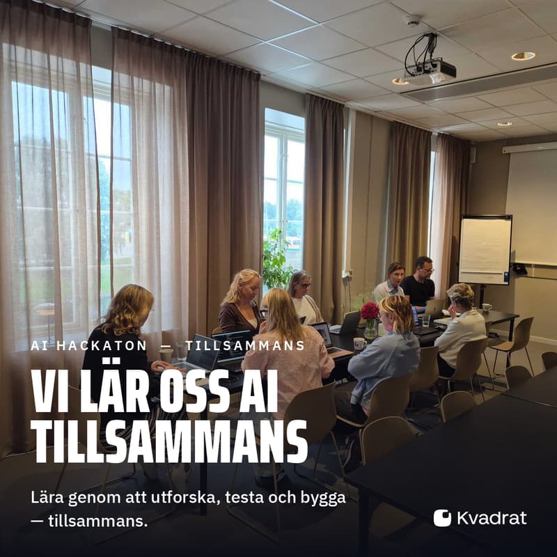 Cover Image for AI-hackaton med Kvadrat - valfritt kontor