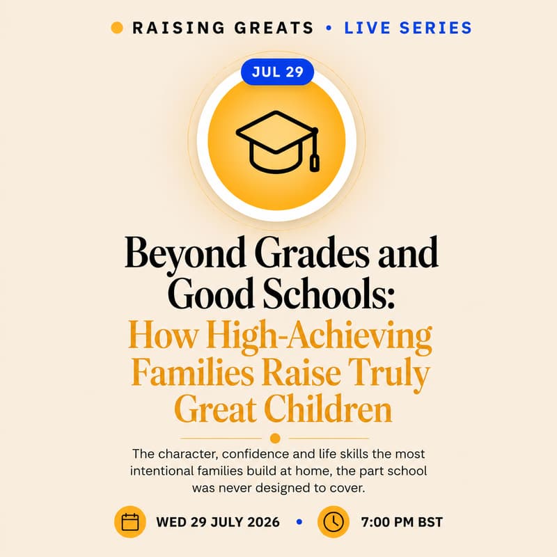 Cover Image for Beyond Grades and Good Schools: How High-Achieving Families Raise Truly Great Children
