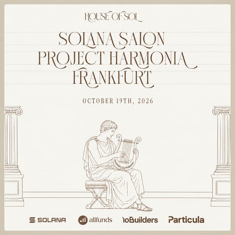 Cover Image for Project Harmonia Frankfurt: Allfunds x Solana Salon
