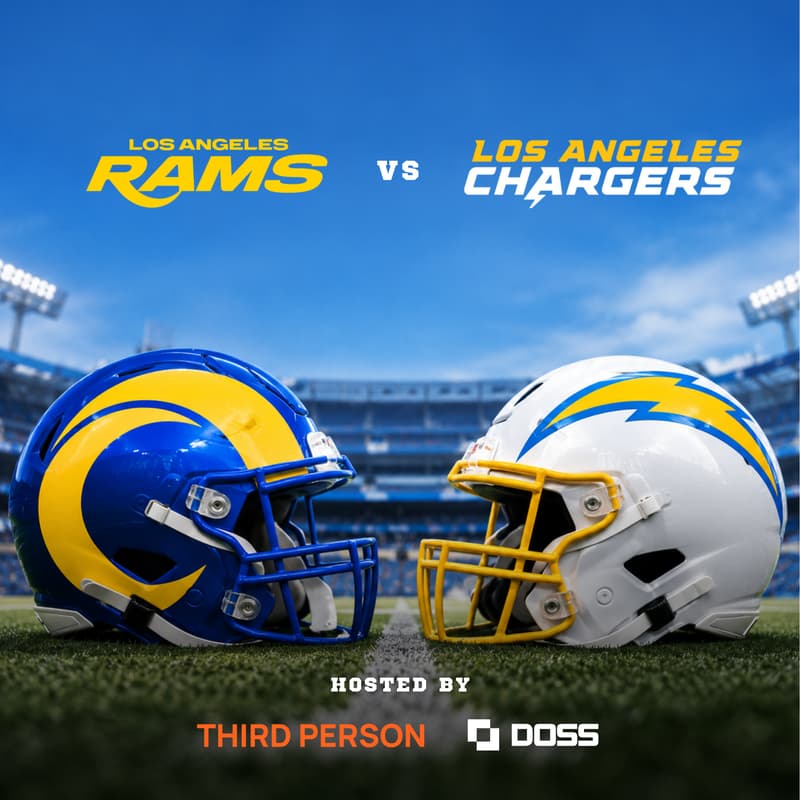 Cover Image for Rams vs Chargers: VIP Suite hosted by Third Person x DOSS