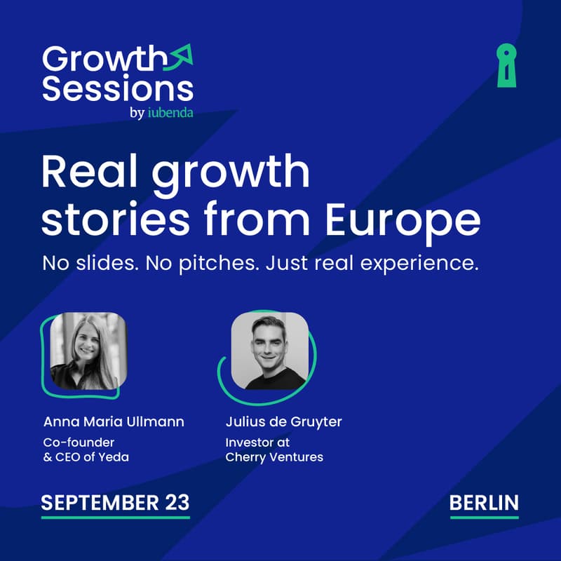 Cover Image for Growth Sessions by iubenda | Berlin 23.9