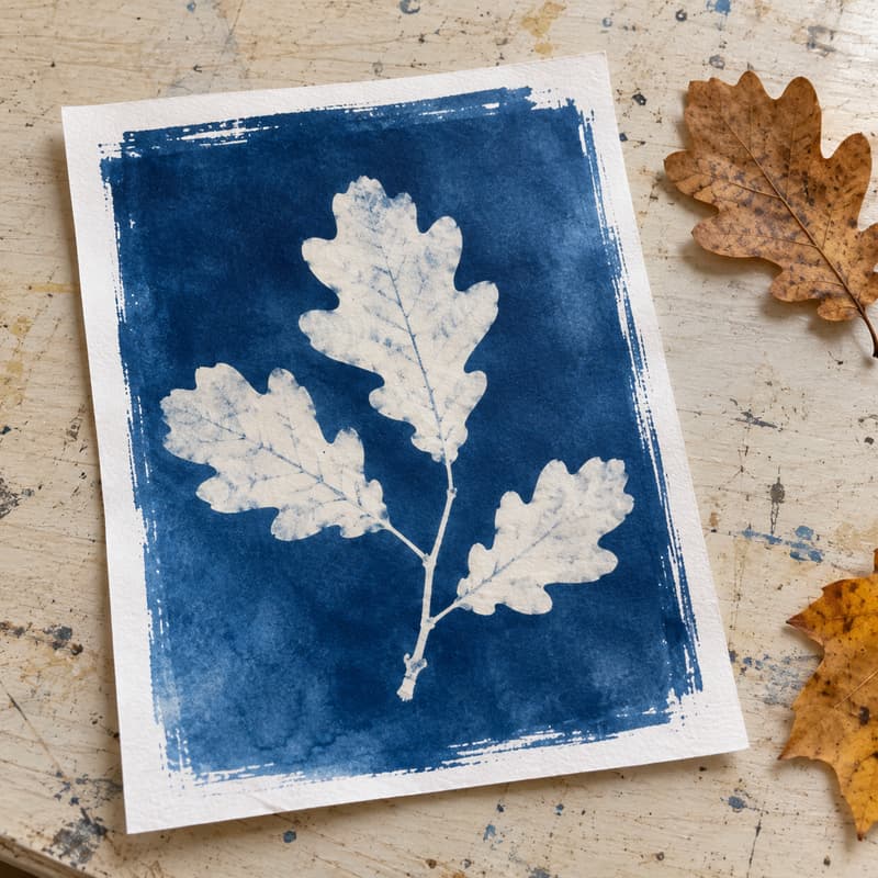 Cover Image for Fall Foliage Cyanotype Workshop with lindy & light