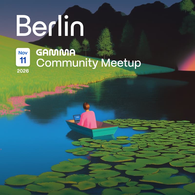 Cover Image for Gamma Kaffeeklatsch: Berlin Community Meetup