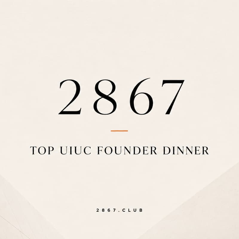 Cover Image for 2867 Club - top UIUC Founders Dinner (SF)