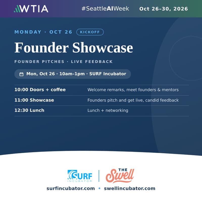 Cover Image for Founder Showcase: Seattle AI Week Kickoff