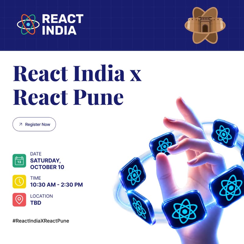 Cover Image for React India x React Pune