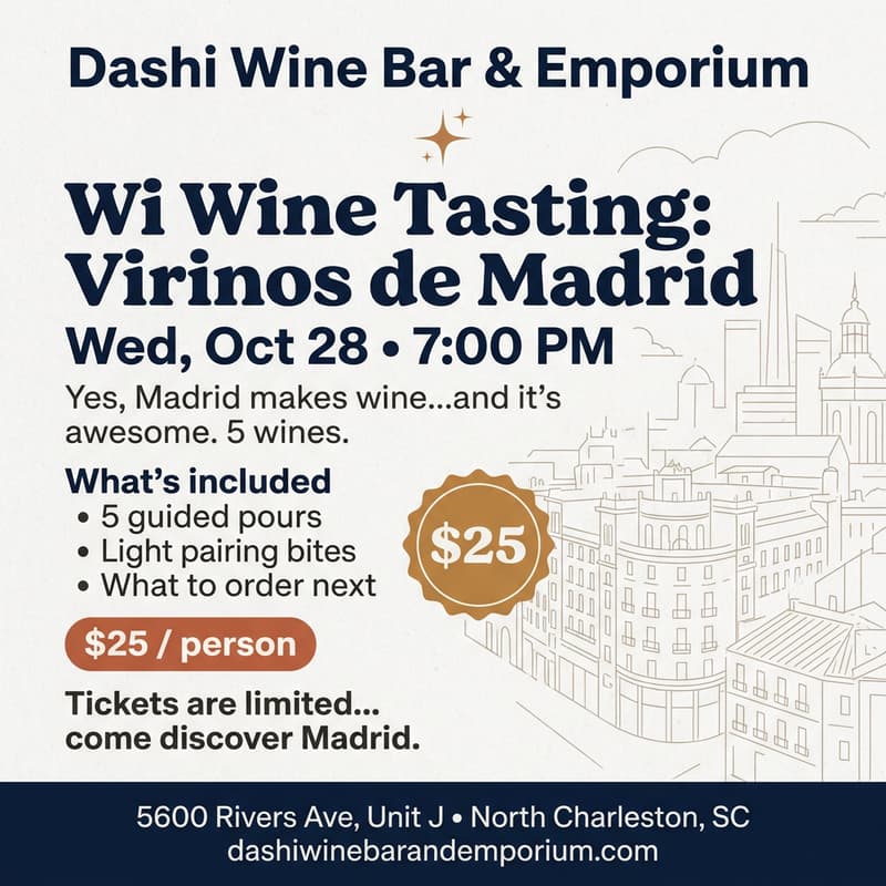 Cover Image for Wine Tasting: Vinos de Madrid