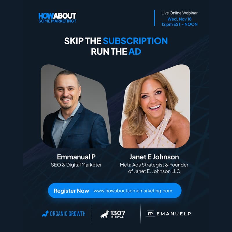 Cover Image for Skip the Subscription, Run the Ad with Janet E Johnson