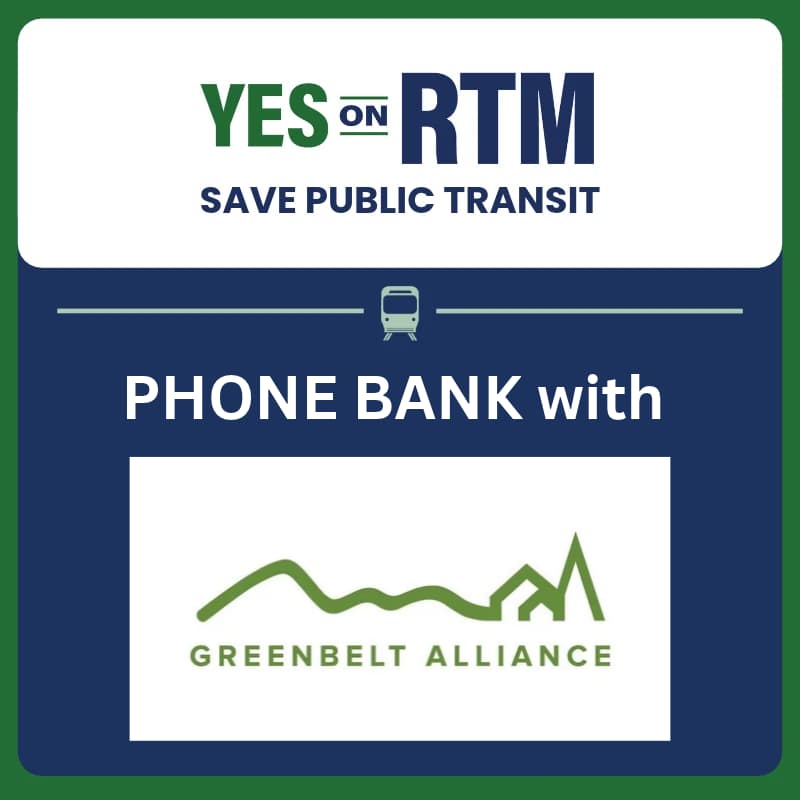 Cover Image for Virtual Phone Bank with Greenbelt Alliance for Santa Clara & San Mateo Counties