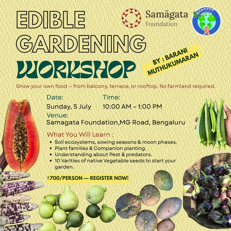 Cover Image for 🌿 Edible Gardening Workshop: Grow Your Own Food