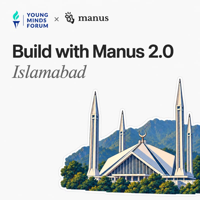 Cover Image for Build with Manus 2.0 — Islamabad