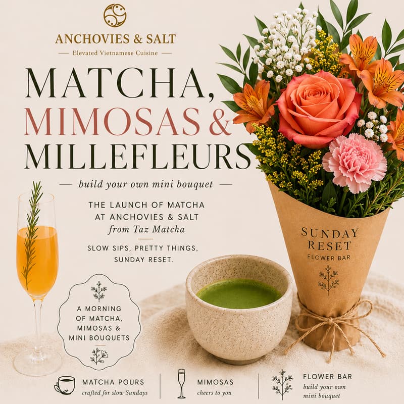 Cover Image for Matcha, Mimosas & Millefleurs 🌸