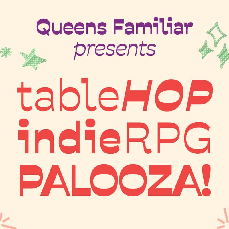 Cover Image for TableHop IndieRPG Palooza π²
