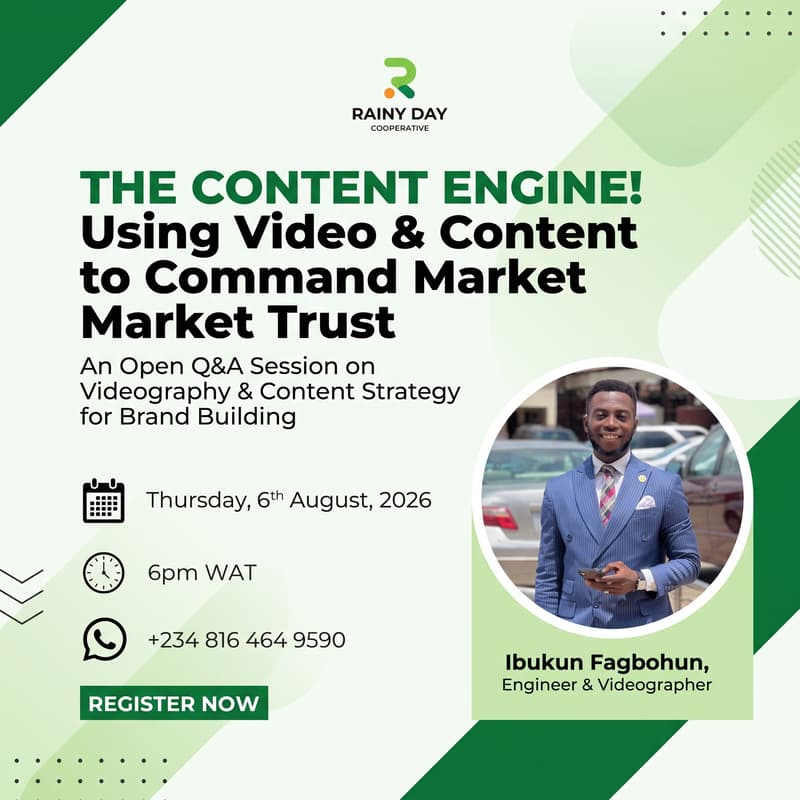 Cover Image for THE CONTENT ENGINE! Using Video & Content to Command Market Trust