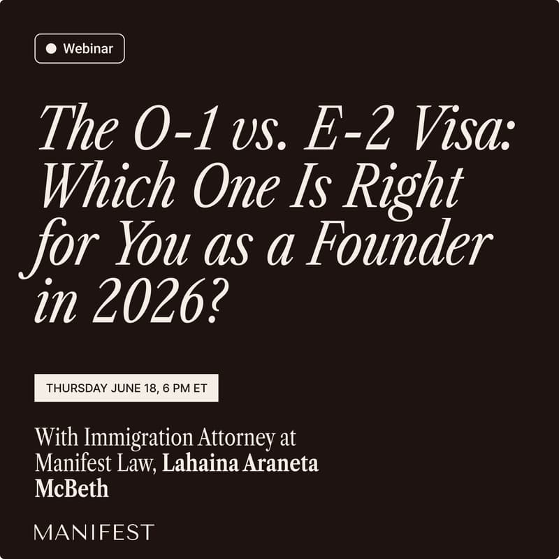 Cover Image for The O-1 vs. E-2 Visa: Which One Is Right for You as a Founder in 2026?