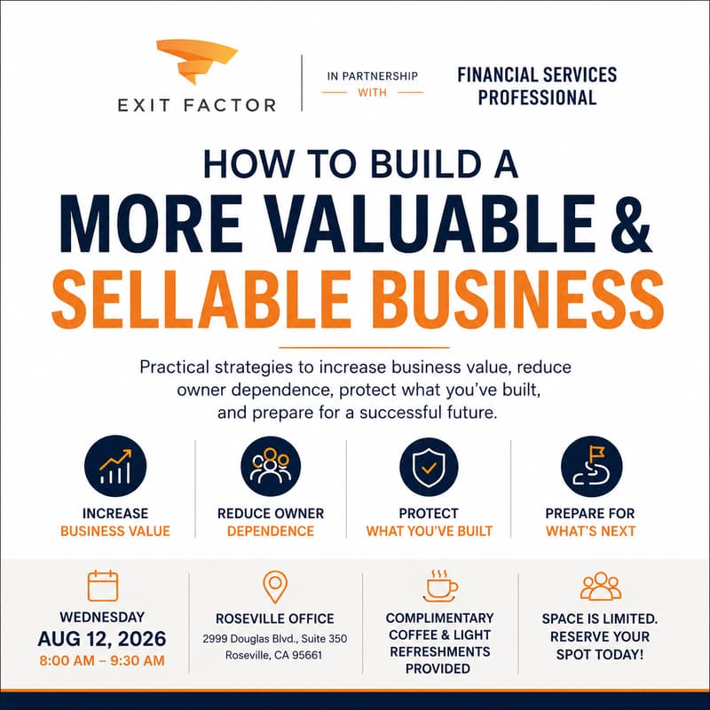 Cover Image for Building a More Valuable Business: Growth, Protection & Exit Strategies