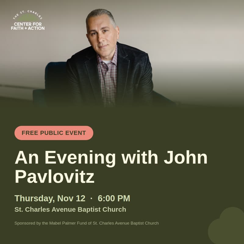 Cover Image for An Evening with John Pavlovitz