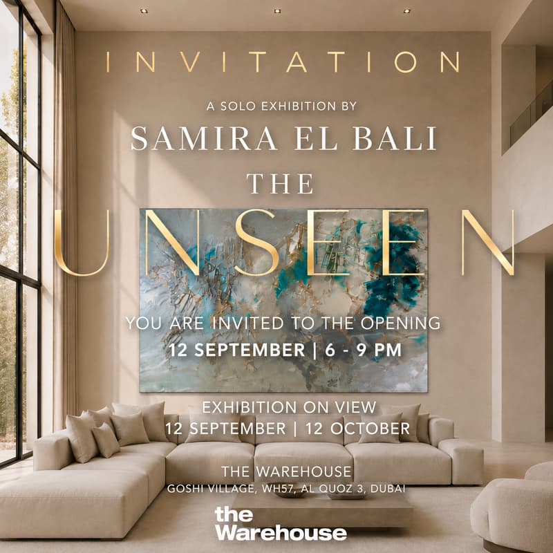 Cover Image for "The Unseen" solo opening exhibition by Samira El Bali