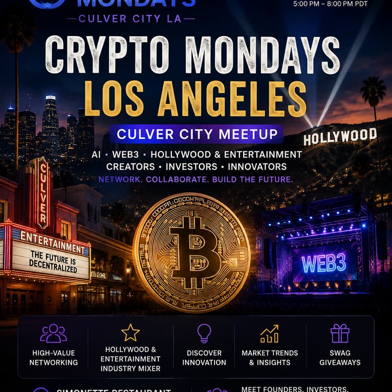 Cover Image for CryptoMondays Los Angeles Culver City