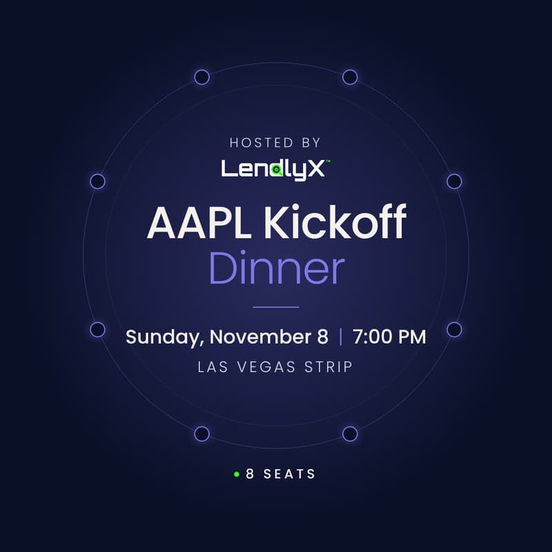 Cover Image for AAPL Kickoff Dinner, Hosted by LendlyX