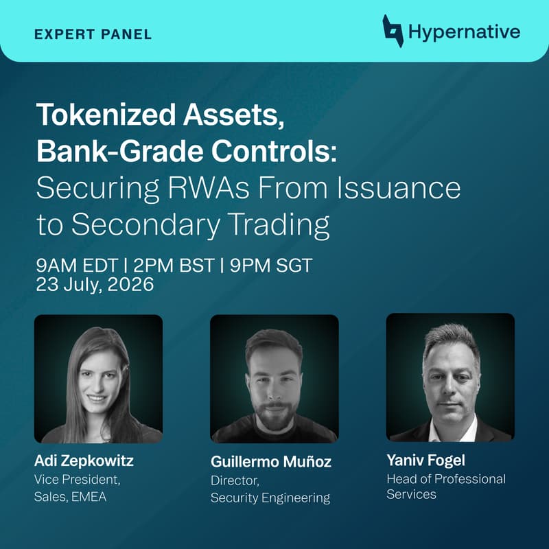 Cover Image for Tokenized Assets, Bank-Grade Controls: Securing RWAs From Issuance to Secondary Trading