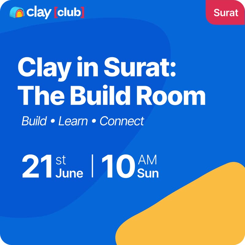 Cover Image for Clay in Surat: The Build Room