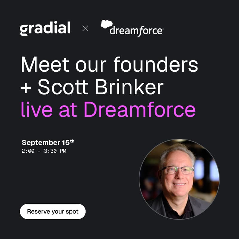 Cover Image for Connect with Lead Industry Analyst & Gradial Founders at Dreamforce