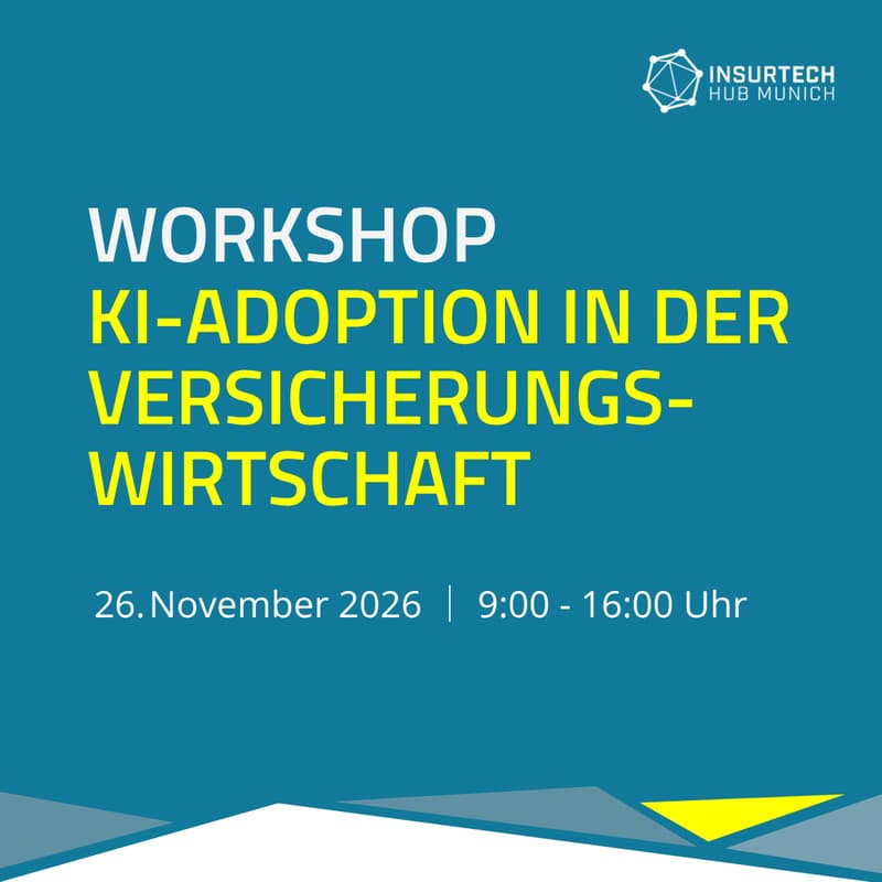 Cover Image for Workshop "KI-Adoption in der Versicherungswirtschaft"