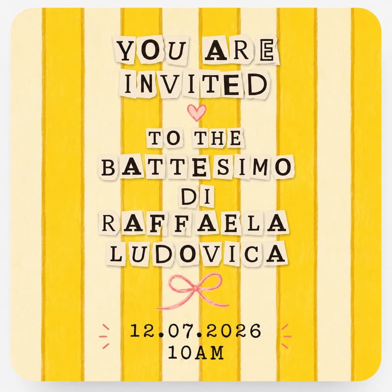 Cover Image for Battesimo Raffaela Ludovica