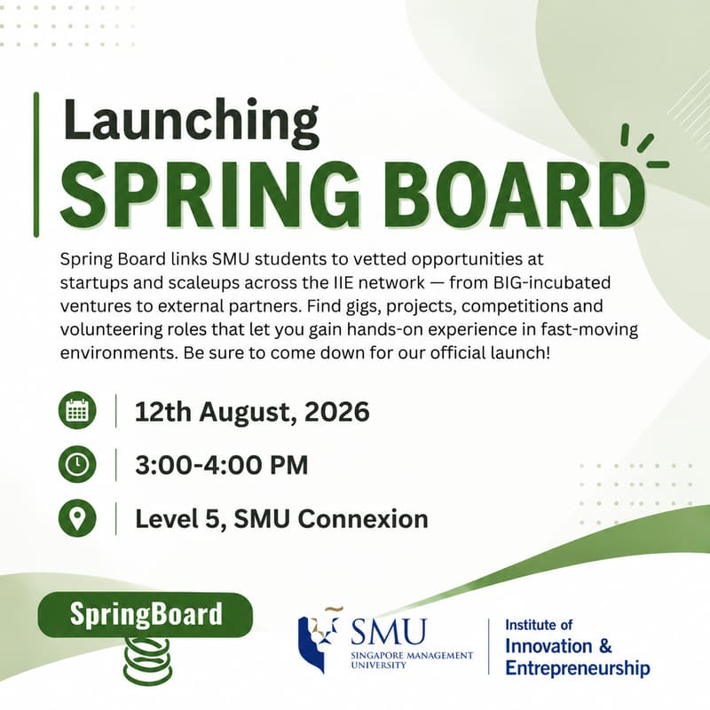 Cover Image for Launching Spring Board