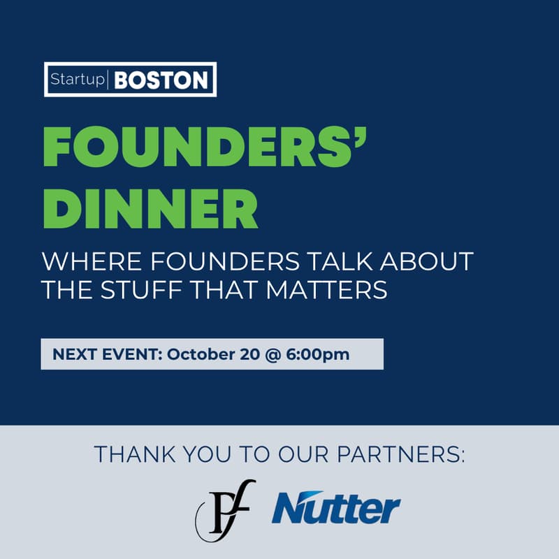 Cover Image for Founders' Dinner @ Startup Boston Week