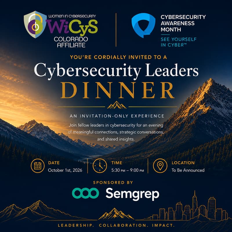Cover Image for Cybersecurity Leaders Dinner - Cybersecurity Awareness Month