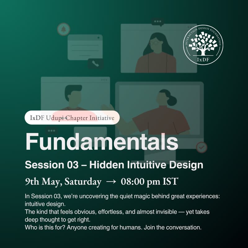 Cover Image for Fundamentals : Session 03 – Hidden Intuitive Design