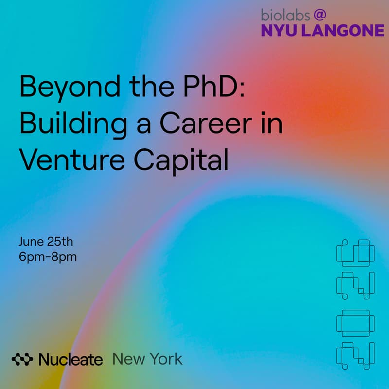 Cover Image for Beyond the PhD: Building a Career in Venture Capital