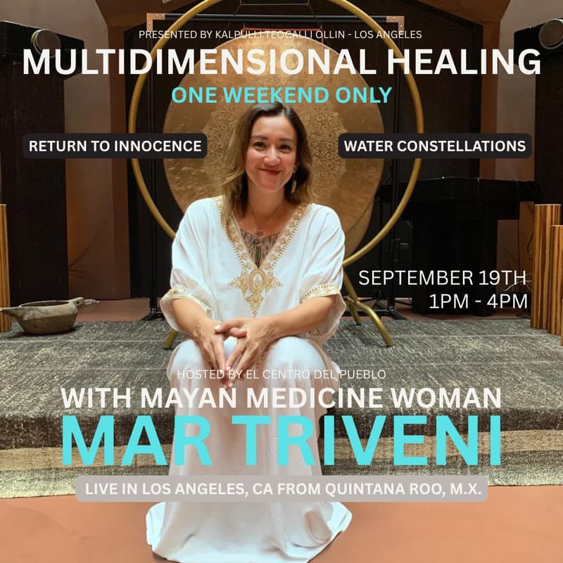 Cover Image for One Weekend Only: Multidimensional Healing with Mayan Medicine Woman Mar Triveni