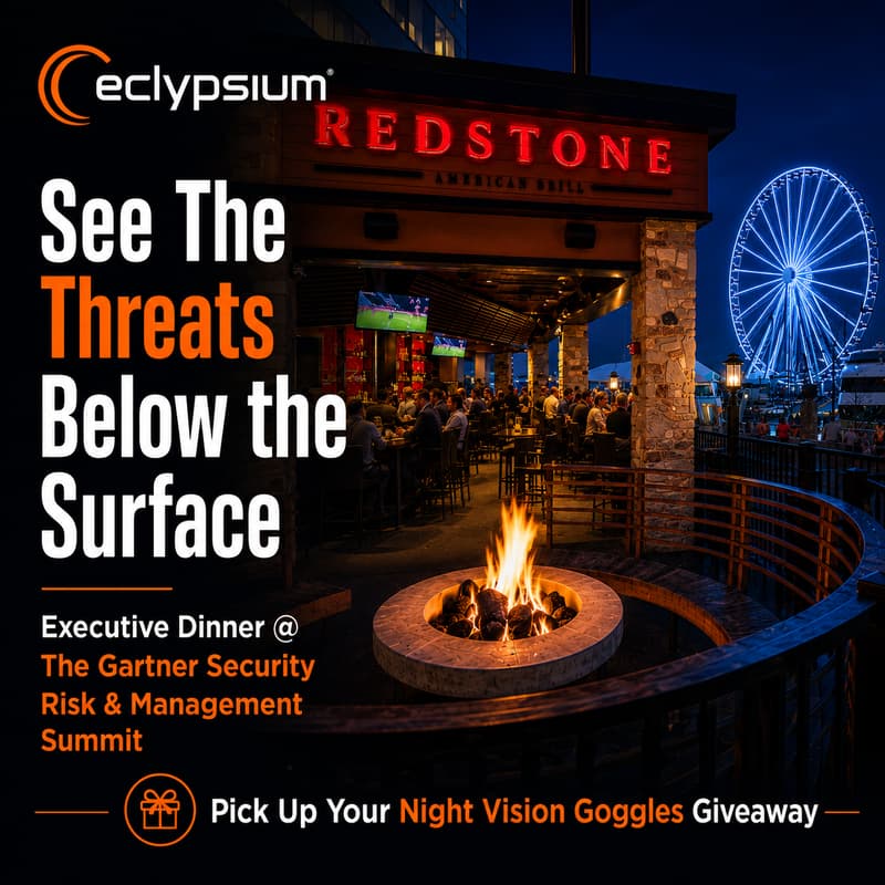 Cover Image for See The Threats: Eclypsium Executive Dinner - The Redstone American Grill @ Gartner Summit