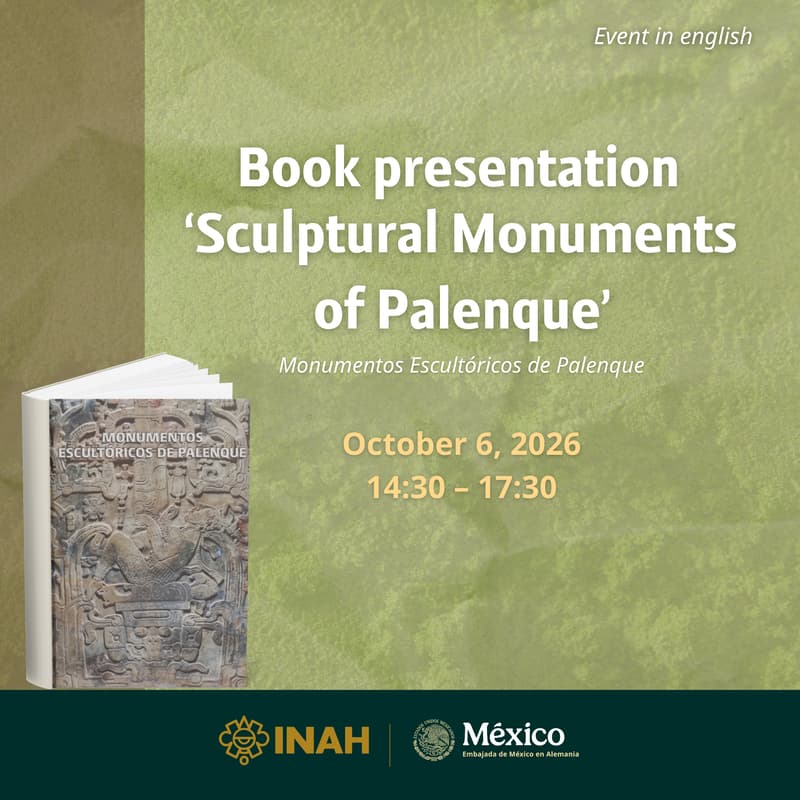 Cover Image for Book presentation: ‘Sculptural Monuments of Palenque’ ("Monumentos Escultóricos de Palenque")