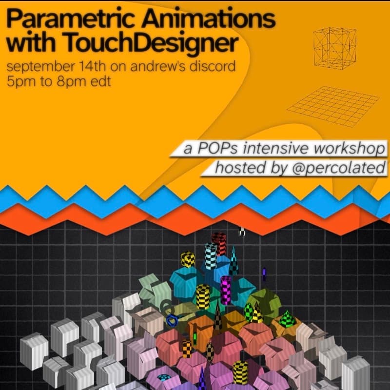 Cover Image for Workshop: Parametric Animations with TouchDesigner