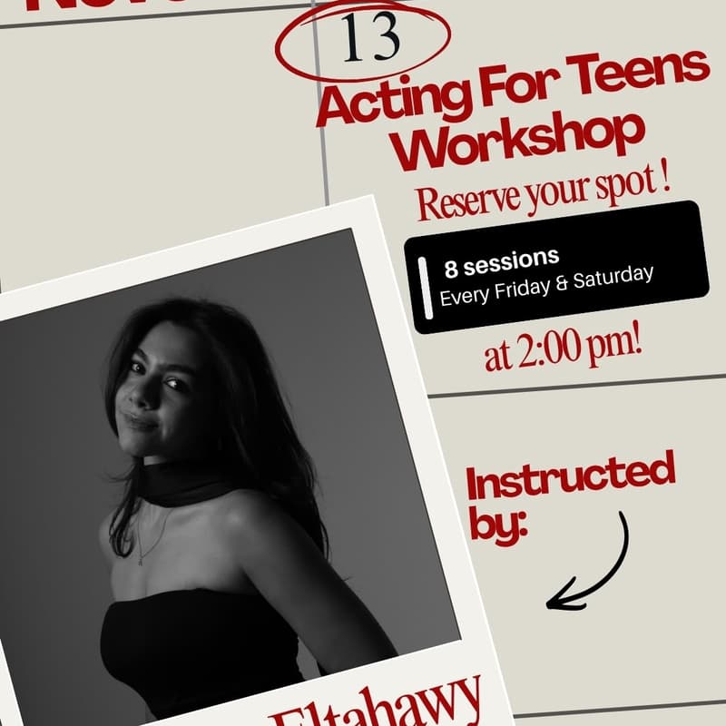 Cover Image for Acting for Teens with Meriam El Tahawy