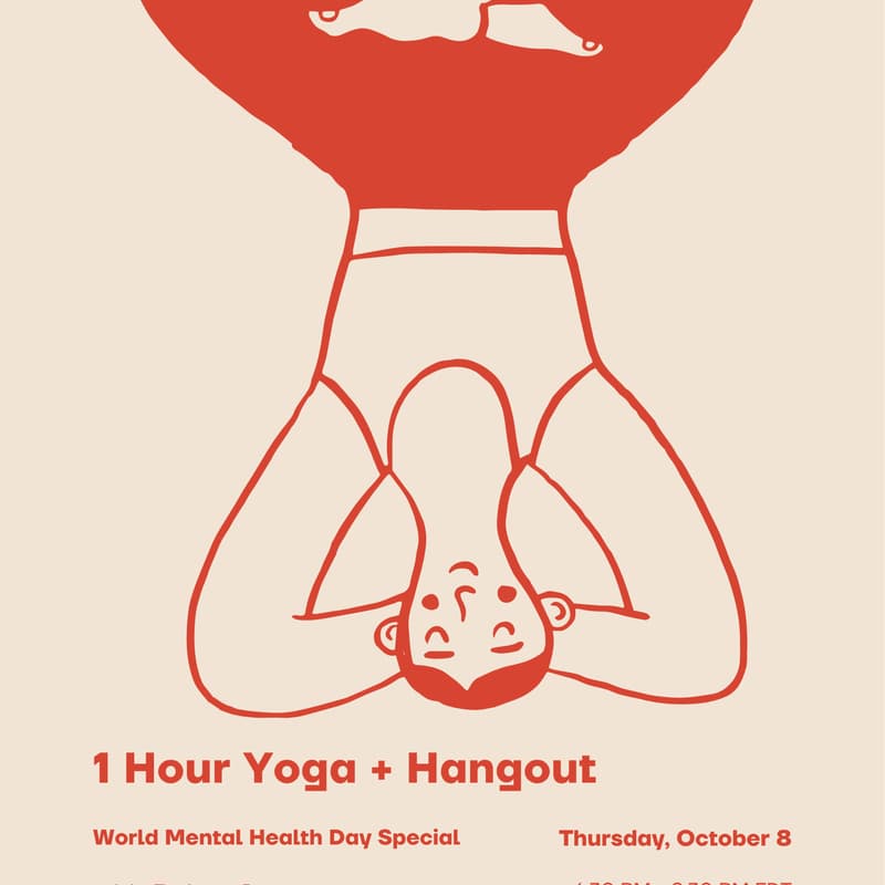 Cover Image for 1 Hour Yoga + Hangout: World Mental Health Day Special with Palconf