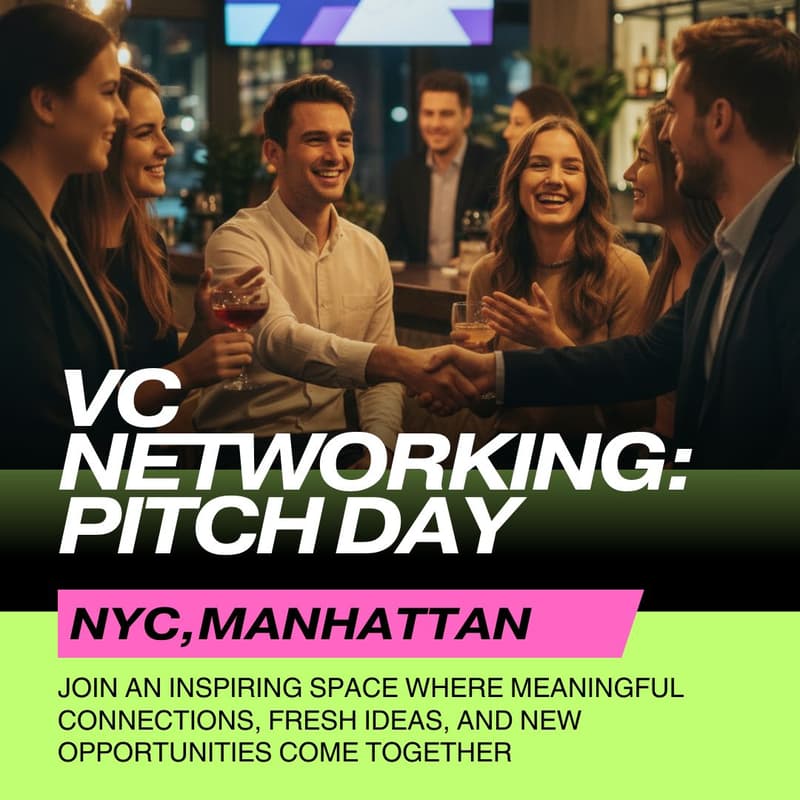 Cover Image for VC Networking: Pitch Day — Manhattan, New York