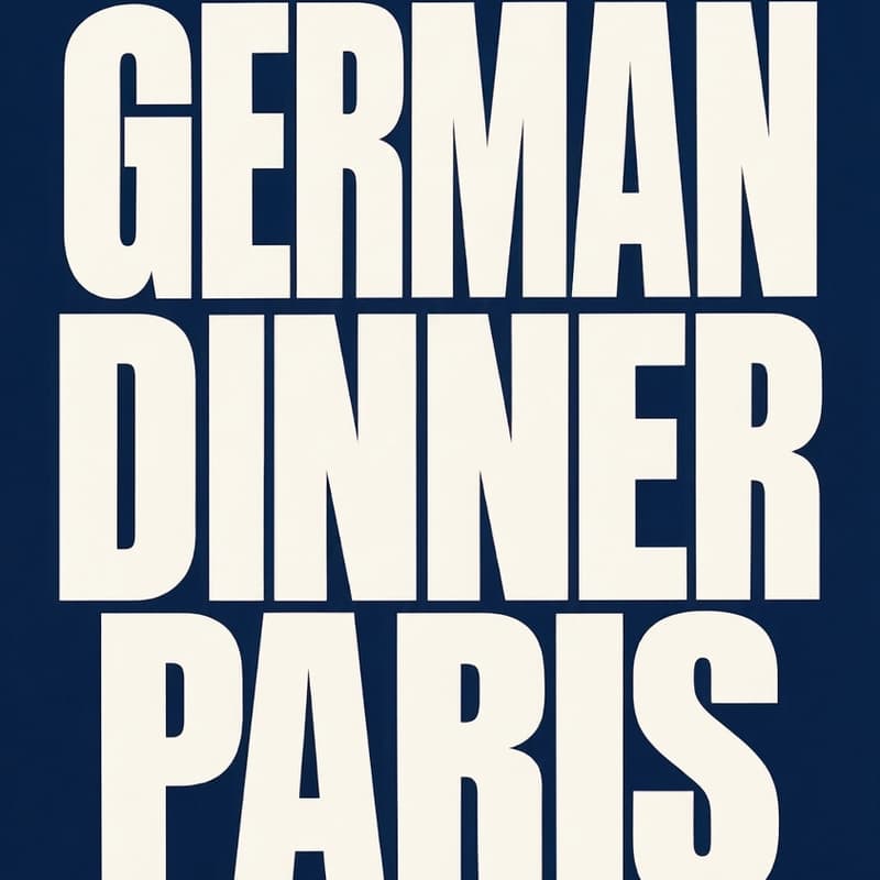Cover Image for GERMAN DINNER PARIS — VOL. 02