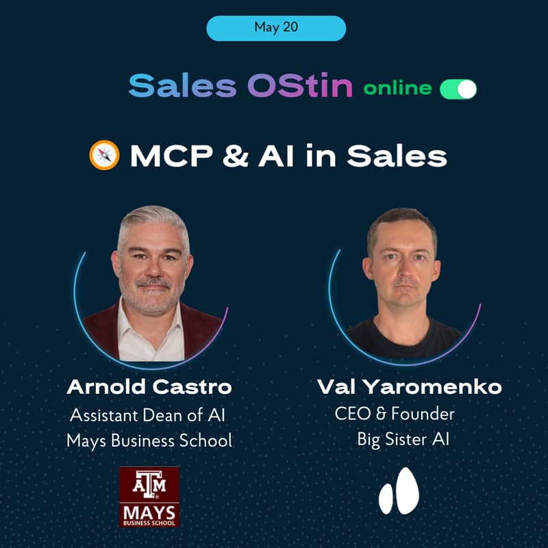 Cover Image for ๐งญ AI & MCP in Sales: How to Finally Make Your Tools Work Together