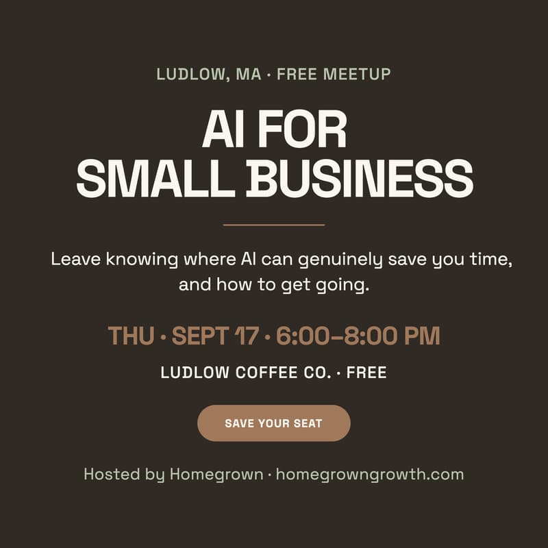 Cover Image for AI for Small Business | Western Mass