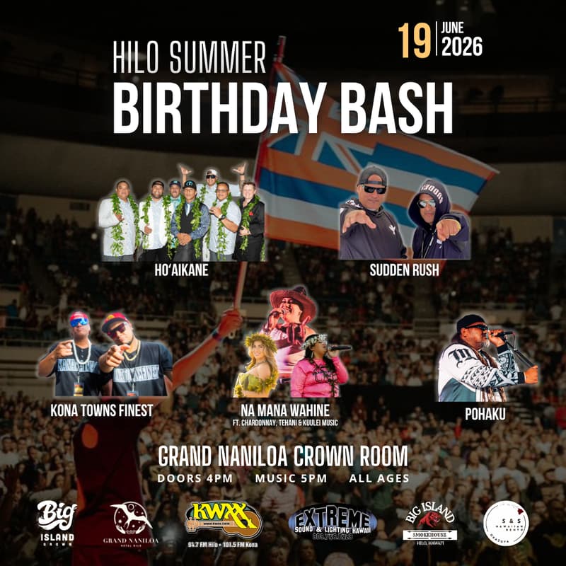 Cover Image for Hilo Summer Birthday Bash 2026
