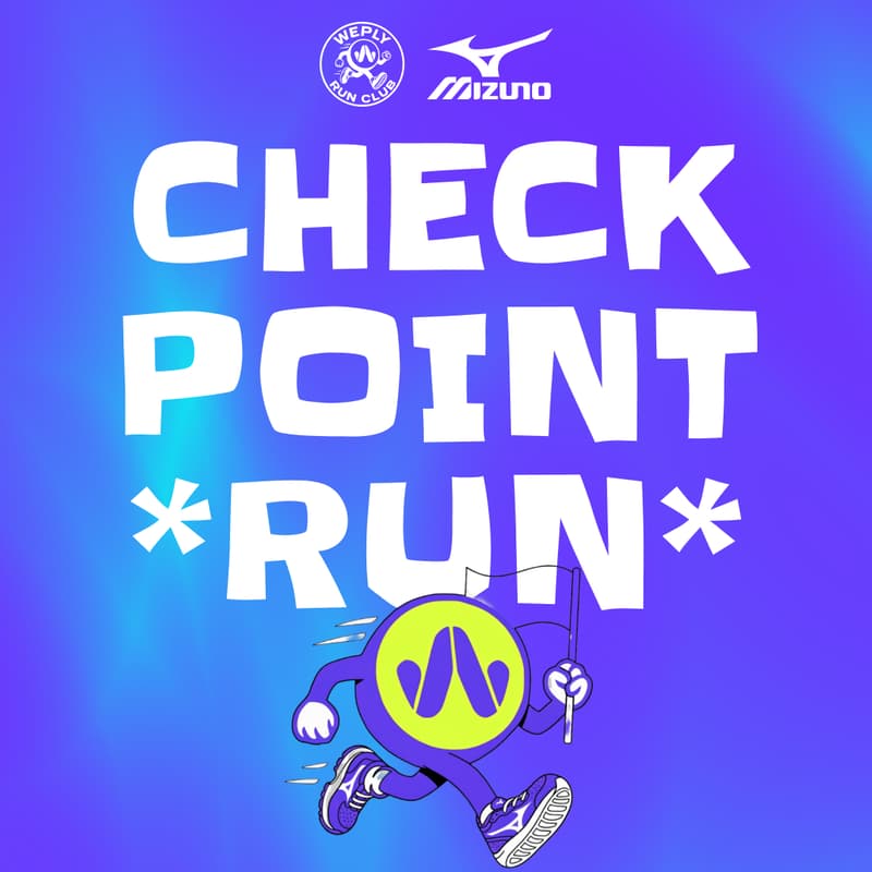 Cover Image for Checkpoint run - Weply x Mizuno 🚩