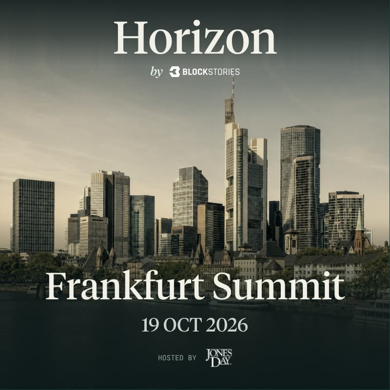 Cover Image for Blockstories Horizon 2026: Frankfurt Summit π©πͺ